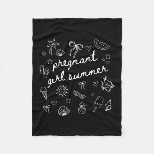 Cobertor De Velo Verão de Menina Grávida Roupa Divertida de Anúncio