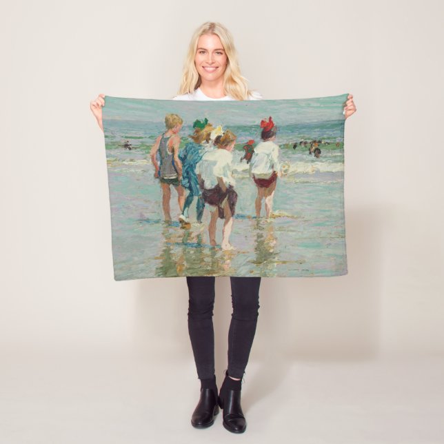 Cobertor De Velo Verão em Brighton Beach (por E.H. Potthast) (In Situ)