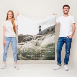Cobertor De Velo Verdadeiro Amor, foto moderna, presente personaliz