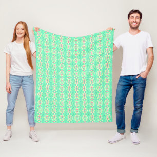 Cobertor De Velo Verde Cor-de-rosa amarela Deco Padrão Quente Bebê