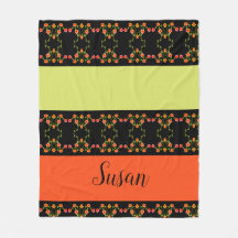 Verde limão Laranja E Preto