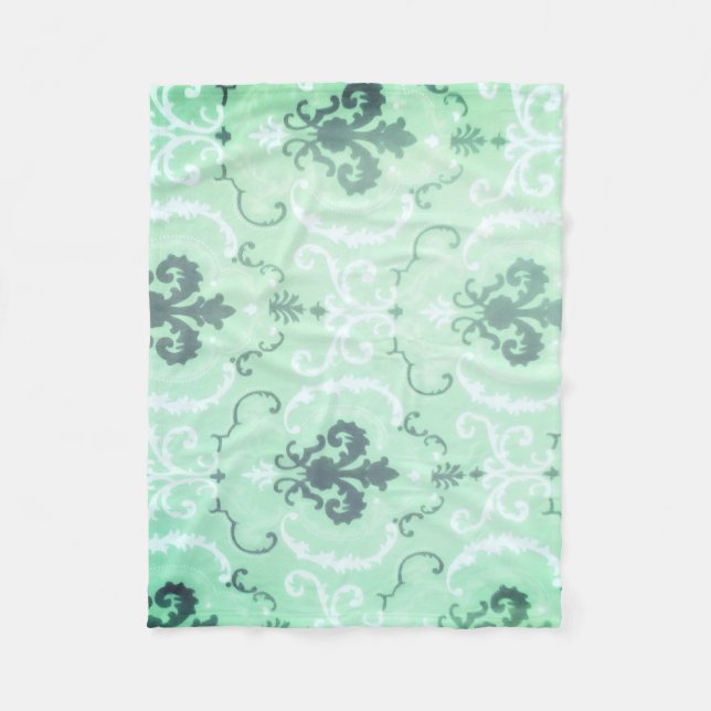 Cobertor De Velo Verde pastel suave (Frente)