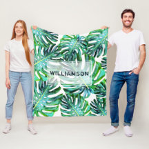 Verde Tropical Elegante no Havaí Folha