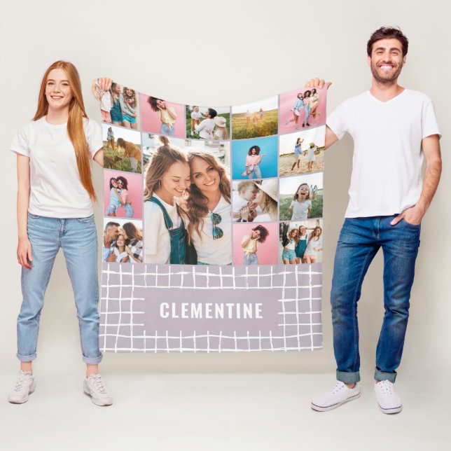 Cobertor De Velo Verificação 16 foto moderna lilac simples elegante (In Situ)