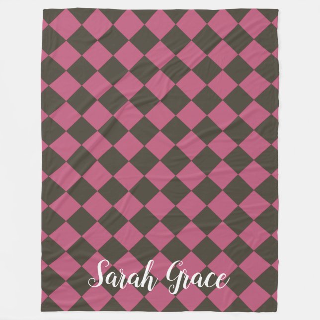 Cobertor De Velo Verificadores Coloridos - Choco-Cherry (Frente)