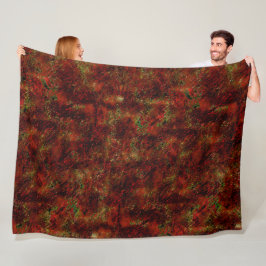 Cobertor De Velo Vermelho forte esfolado sobre o cinza áspero