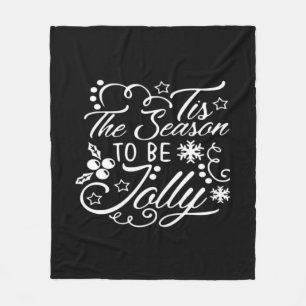 Cobertor De Velo Véspera De Natal Feliz Natal Esta É A Época Jolly