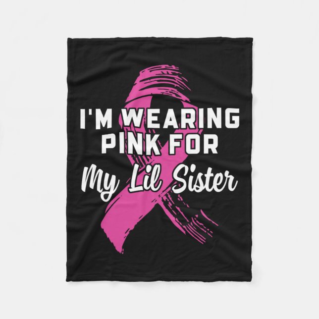 Cobertor De Velo Vestindo Rosa Para Minha Irmã Irmã Mama Conhecida (Frente)