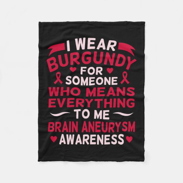 Cobertor De Velo Vestir Burgundy Para Alguém Causar Sensibilização  (Frente)