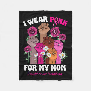 Cobertor De Velo Vestir Rosa Para Os Presentes Do Cancer Da Mama Da