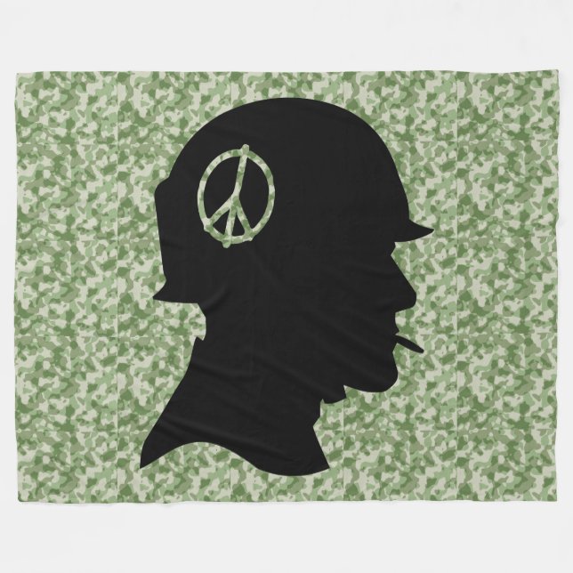 Cobertor De Velo Vet Silhouette Camo (Frente (Horizontal))