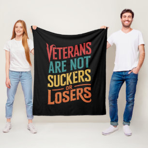 Cobertor De Velo Veteranos Não São Tolos Nem Perdedores Voto Trump