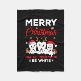 Cobertor De Velo Vetor Feliz Natal... Que todos os seus dentes seja