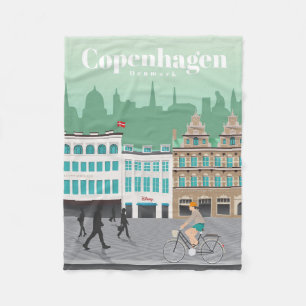 Cobertor De Velo Viagem Art Viagem Para Copenhaga