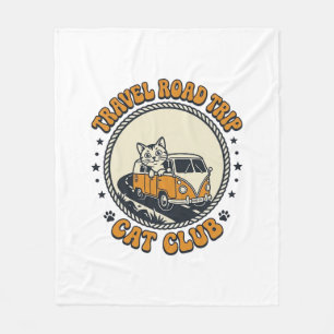 Cobertor De Velo Viagem Camisa de Arte para Amante de Gato - Viagem