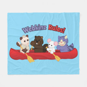 Cobertor De Velo Viagem da canoa das regras de Webkinz Webkinz