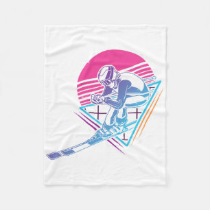 Cobertor De Velo Viagem de Esqui Esquiando Retro Vintage 80s 90s