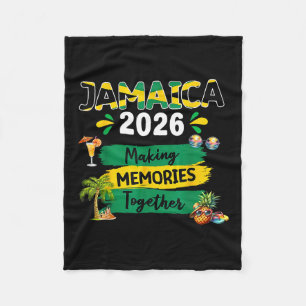 Cobertor De Velo Viagem de Férias Jamaica 2026 Esquadrão Familiar C