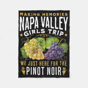 Cobertor De Velo Viagem de Garotas do Vale de Napa pelo Tour da Vin