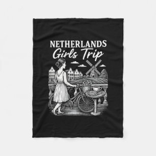 Cobertor De Velo Viagem de Garotas na Holanda Viagem à Holanda Féri