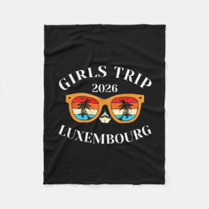 Cobertor De Velo Viagem de Meninas 2026 Luxemburgo Férias de Primav