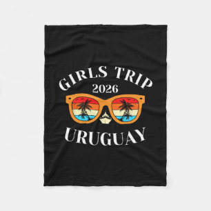 Cobertor De Velo Viagem de Meninas 2026 Uruguai Férias de Primavera