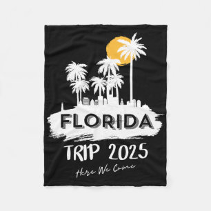 Cobertor De Velo Viagem de praia em Miami Flórida 2025, aqui vamos