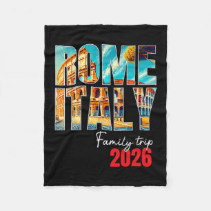 Cobertor De Velo Viagem em Família a Roma Itália 2026 Férias na Eur