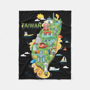 Cobertor De Velo Viagem em torno da Ásia - Taiwan - Férias Familiar
