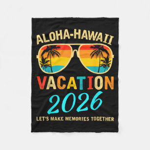 Cobertor De Velo Viagem Familiar Aloha Hawaii Making