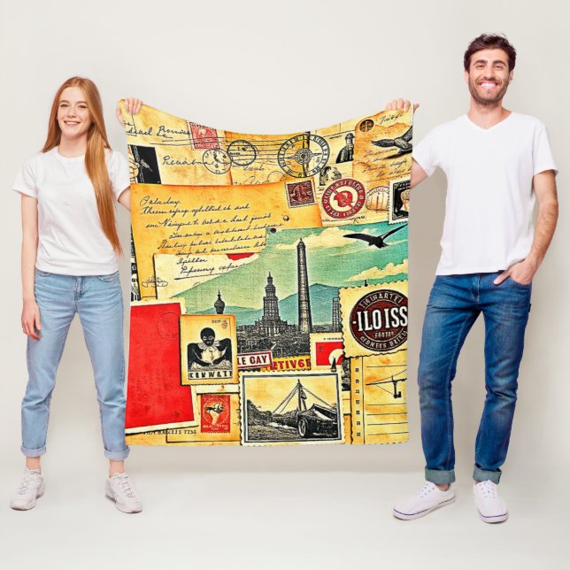 Cobertor De Velo Viagem Postal Histórica (In Situ)