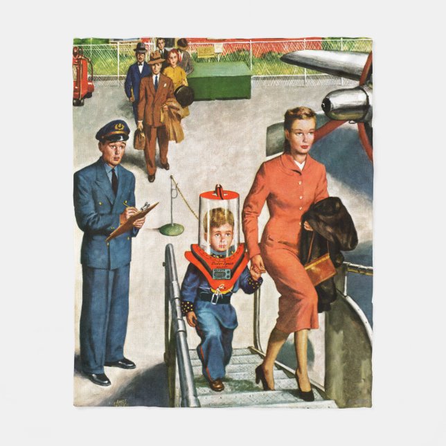 Cobertor De Velo Viajante do espaço (Frente)