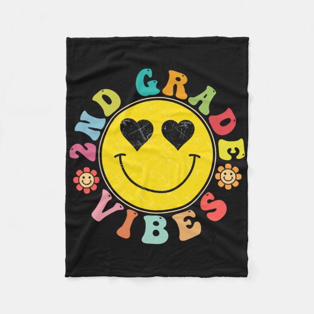 Cobertor De Velo Vibrações da 2ª Série Rosto Feliz Presente Sorriso (Frente)