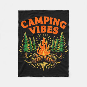 Cobertor De Velo Vibrações de Acampamento Amante da Natureza Acampa