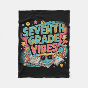 Cobertor De Velo Vibrações engraçadas da 7ª série De volta à escola
