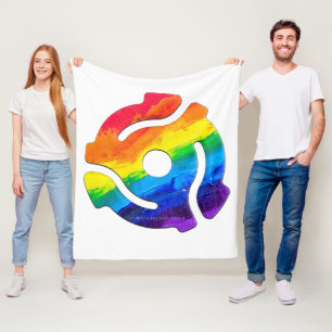 Cobertor De Velo Vibran do adaptador de gravação plástico de 45 RPM