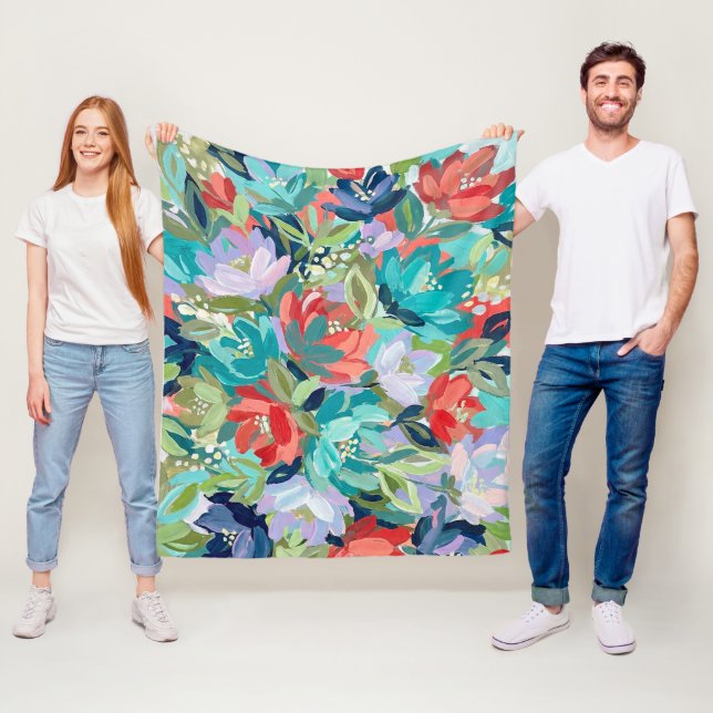 Cobertor De Velo Vibrant Garden Symphony (In Situ)