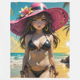 Cobertor De Velo Vicki Dollz Fleece Blanket