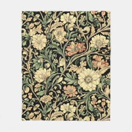 Cobertor De Velo Victorian-style floral pattern 