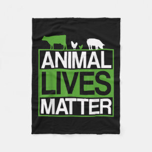 Cobertor De Velo Vidas de Animais Proteção Animal Vegetarianos Meio