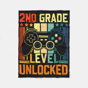 Cobertor De Velo Vídeo Game Desbloqueado Nível 2ª Série Volta às Au