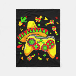 Cobertor De Velo Videos games Engraçados Cinco De Mayo Gamer Boys L