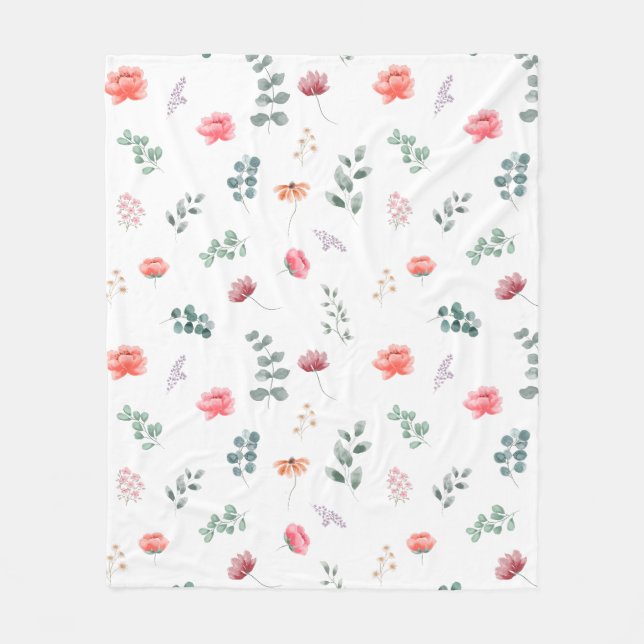 Cobertor De Velo Vidraça de cor-de-água elegante (Frente)