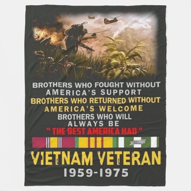COBERTOR DE VELO VIETNAM VETERAN (Frente)
