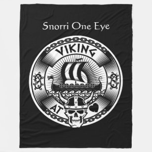 Cobertor De Velo Viking personalizado no coração