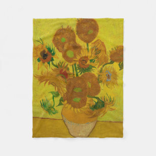 Cobertor De Velo Vincent Van Gogh 15 Sunflower Painting
