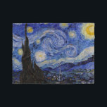 Cobertor De Velo Vincent Van Gogh - A noite de Starry<br><div class="desc">A Noite Estrelada / La nuit etoilee - Vincent Van Gogh em 1889</div>