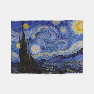 Cobertor De Velo Vincent Van Gogh - A Noite Estrelada