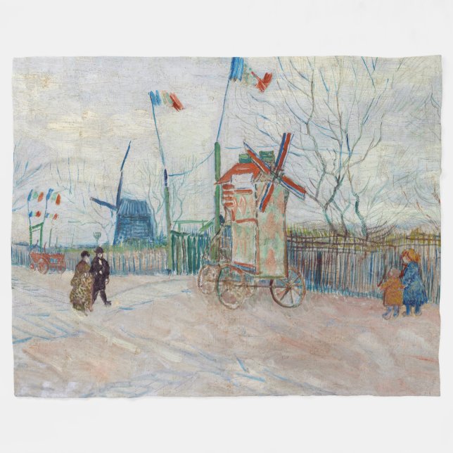 Cobertor De Velo Vincent van Gogh - Impasse des Deux Freres (Frente (Horizontal))