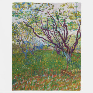 Cobertor De Velo Vincent van Gogh - O Pomar Flor